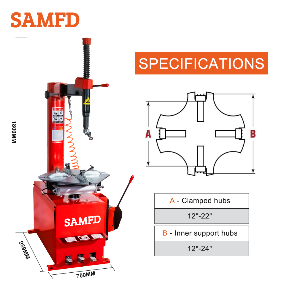 New Automatic Tyre Fitting Mac - Tire Changer Machine review and price