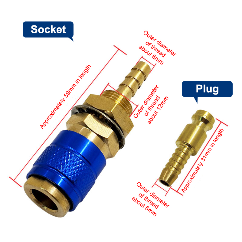 Cooled Gas Adapter Connector C - Tig Welder Machine review and price